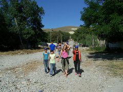 Walsh_Azerbaijan_Group_Walking