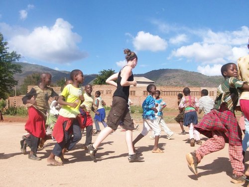Mwanga sports activities with children