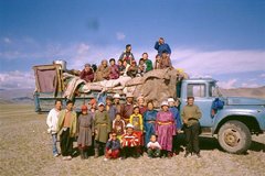 Mongolia Familyontruck