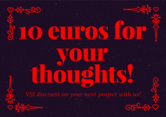 10 euros for your thoughts!