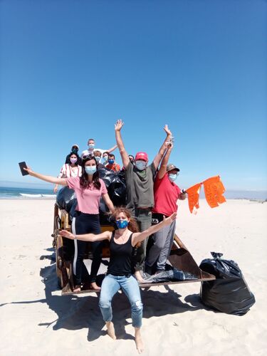 PENAGOS Marisa ESC PORTUGAL Beach Clean Up Environment Nature Work Group Fun