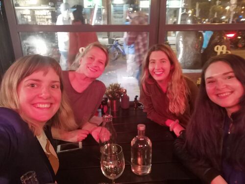 VSI Staff team with Mateja 19 OCTOBER 2021 First in person meet up