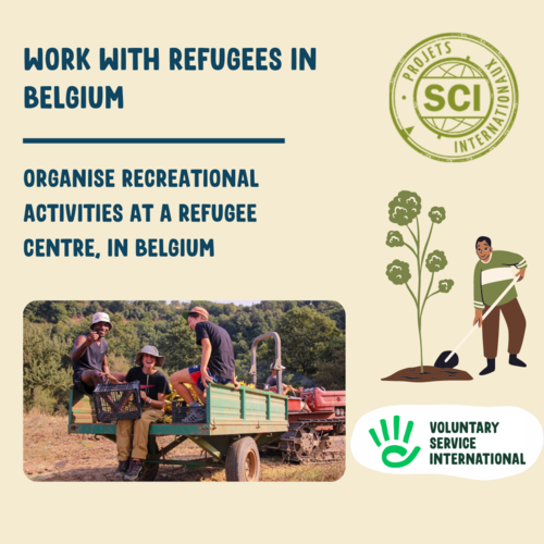 work with refugees in Belgium (2)